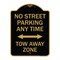 Signmission No Street Parking Anytime Tow Away Zone With Bidirectional Arrow, A-DES-BG-1824-23569 A-DES-BG-1824-23569 - alternate 1